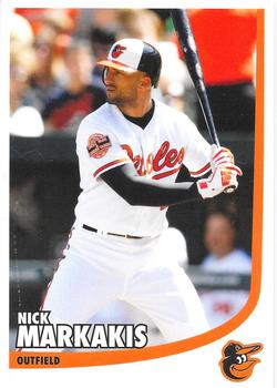 2012 Baltimore Orioles Photocards #NNO Nick Markakis Front