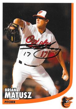 2012 Baltimore Orioles Photocards #NNO Brian Matusz Front