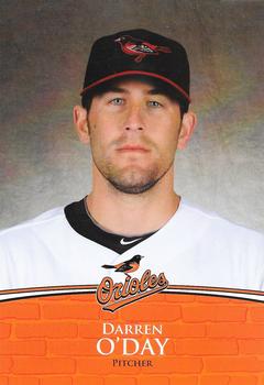 2012 Baltimore Orioles Photocards #NNO Darren O'Day Front