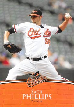 2012 Baltimore Orioles Photocards #NNO Zach Phillips Front