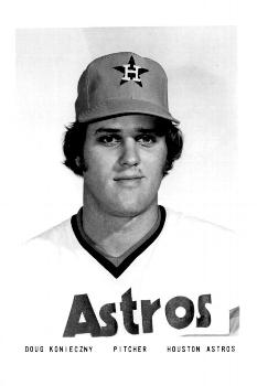 1975 Houston Astros Photos #NNO Doug Konieczny Front