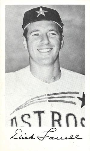 1965 Houston Astros Photocards #NNO Dick Farrell Front