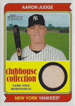 2023 Topps Heritage - Clubhouse Collection Relics High Number #CCR-AJ Aaron Judge Front