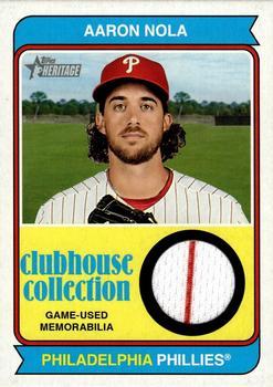 2023 Topps Heritage - Clubhouse Collection Relics High Number #CCR-AN Aaron Nola Front