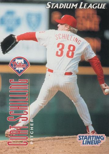 1999 Philadelphia Phillies Stadium League Phillies Finest 5x7 #8 Curt Schilling Front