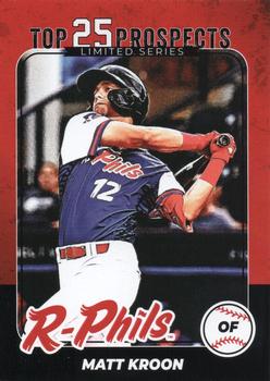 2022 R-Phils Philadelphia Phillies Top 25 Prospects #20 Matt Kroon Front