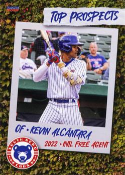 2023 Choice South Bend Cubs Top Prospects #NNO Kevin Alcantara Front
