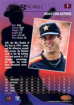 1994 Sportflics 2000 #7 Jeff Bagwell Back