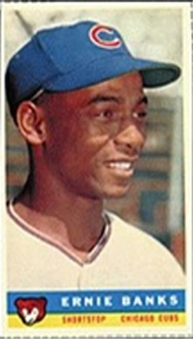 1959 Bazooka #NNO Ernie Banks Front