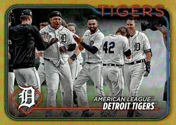 2024 Topps - Gold Foil #6 Detroit Tigers Front