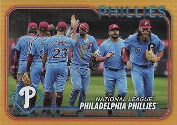2024 Topps - Gold Foil #126 Philadelphia Phillies Front
