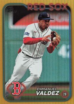 2024 Topps - Gold Foil #300 Enmanuel Valdez Front