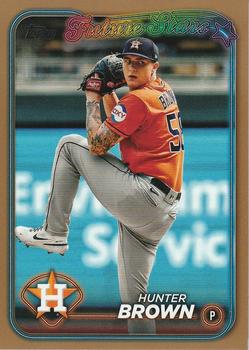 2024 Topps - Gold #30 Hunter Brown Front