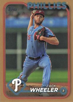 2024 Topps - Gold #262 Zack Wheeler Front