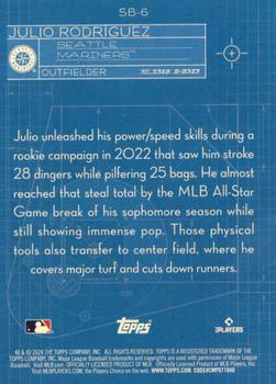 2024 Topps - Superstar Blueprint #SB-6 Julio Rodríguez Back