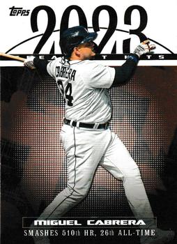 2024 Topps - 2023 Greatest Hits #23GH-24 Miguel Cabrera Front