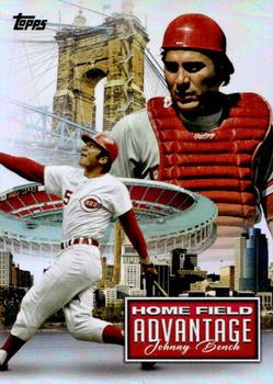 2024 Topps - Legendary Home Field Advantage #LHA-2 Johnny Bench Front