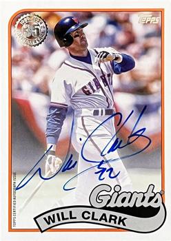 2024 Topps - 1989 Topps Baseball 35th Anniversary Autographs #89BA-WCL Will Clark Front