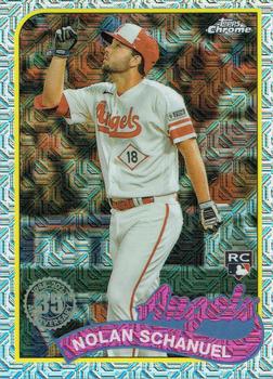 2024 Topps - 1989 Topps Baseball 35th Anniversary Chrome (Series One) #T89C-49 Nolan Schanuel Front