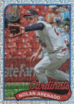 2024 Topps - 1989 Topps Baseball 35th Anniversary Chrome (Series One) #T89C-63 Nolan Arenado Front