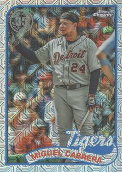 2024 Topps - 1989 Topps Baseball 35th Anniversary Chrome (Series One) #T89C-98 Miguel Cabrera Front