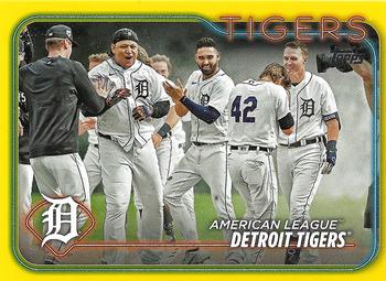 2024 Topps - Yellow #6 Detroit Tigers Front