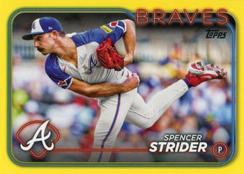 2024 Topps - Yellow #11 Spencer Strider Front