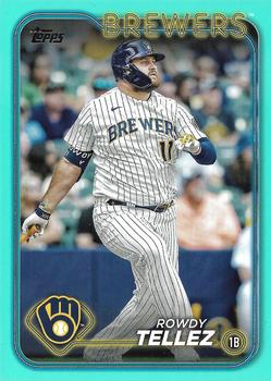 2024 Topps - Aqua #343 Rowdy Tellez Front