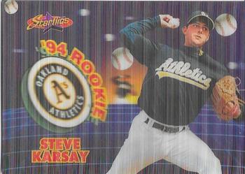 1994 Sportflics 2000 Rookie & Traded - Rookie Starflics #TR14 Steve Karsay Front