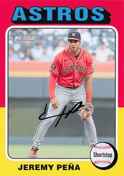 2024 Topps Heritage #305 Jeremy Peña Front