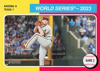 2024 Topps Heritage #462 World Series 2023: Game 2 Front