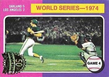 2024 Topps Heritage - 50th Anniversary Buybacks #464 World Series-1974  Game 4 Front