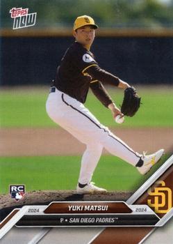 2024 Topps Now Road to Opening Day San Diego Padres #OD-290 Yuki Matsui Front