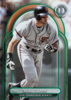 2024 Topps Tribute - Green #12 Will Clark Front
