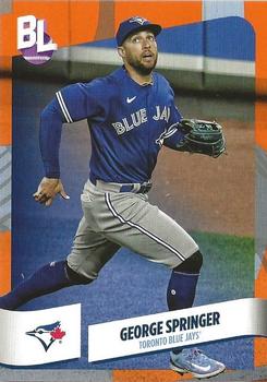 2024 Topps Big League - Electric Orange #193 George Springer Front