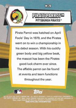 2024 Topps Big League - Mascots #M-20 Pirate Parrot Back