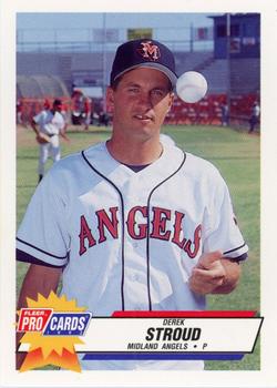 1993 Fleer ProCards Midland Angels SGA #322 Derek Stroud Front