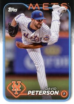 2024 Topps New York Mets #NYM-16 David Peterson Front