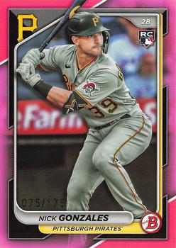 2024 Bowman - Pink #62 Nick Gonzales Front