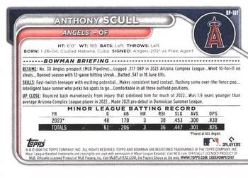 2024 Bowman - Prospects #BP-107 Anthony Scull Back