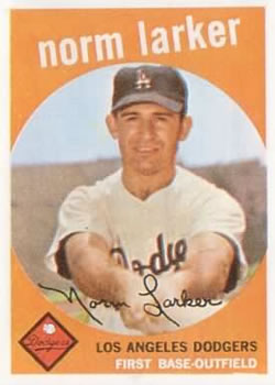 1959 Topps #107 Norm Larker Front