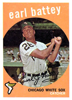 1959 Topps #114 Earl Battey Front