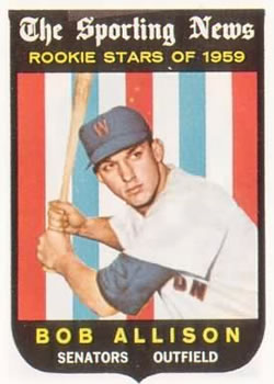 1959 Topps #116 Bob Allison Front