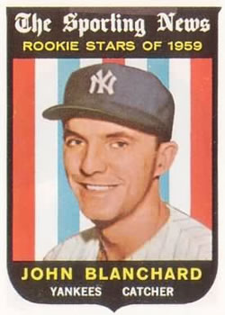 1959 Topps #117 John Blanchard Front