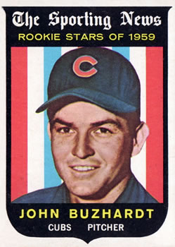 1959 Topps #118 John Buzhardt Front