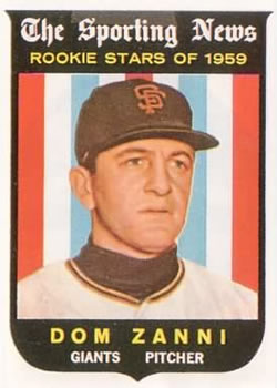 1959 Topps #145 Dom Zanni Front