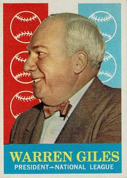 1959 Topps #200 Warren Giles Front