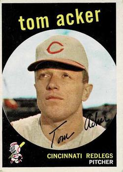 1959 Topps #201 Tom Acker Front