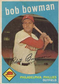 1959 Topps #221 Bob Bowman Front