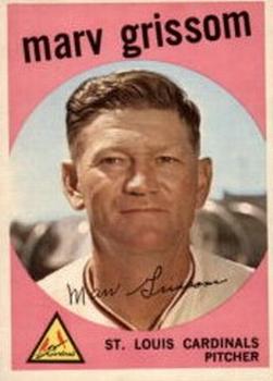 1959 Topps #243 Marv Grissom Front